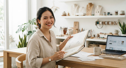 Ảnh chân dung nhà thiết kế Lâm Thảo Vy